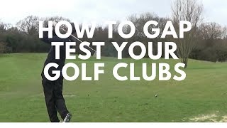 HOW TO GAP TEST YOUR GOLF CLUBS [upl. by Johan]