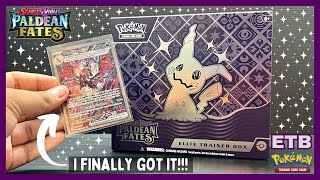 Opening Pokemon Scarlet amp Violet Paldean Fates ETB amp I FINALLY SCORED A CHARIZARD  Pokemon TCG [upl. by Sungam]