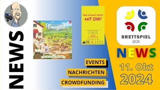 Brettspiel News der Brettspielbox 11 Oktober 2024 [upl. by Ridinger223]