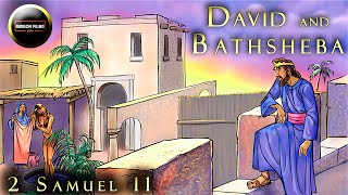 David and Bathsheba  2 Samuel 11  Uriah the Hittite  Joab  David saw a woman bathing Bible Story [upl. by Amak]