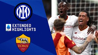 Inter Milan vs Roma Extended Highlights  Serie A  CBS Sports Golazo [upl. by Chuck]