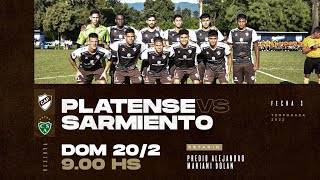 Reserva Platense vs Sarmiento Junín [upl. by Ynor]