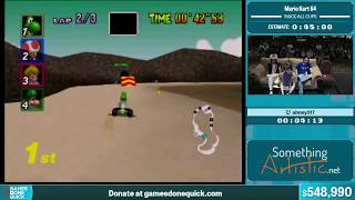 Mario Kart 64 by abney317 in 3036  Summer Games Done Quick 2015  Part 116 [upl. by Sully]