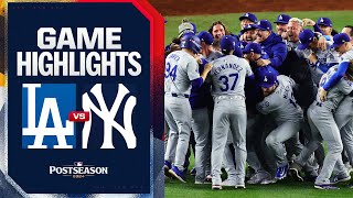 Dodgers vs Yankees World Series Game 5 Highlights 103024  MLB Highlights [upl. by Levania]