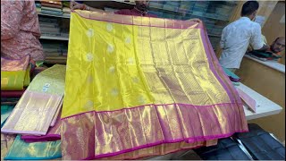 chickpet Bangalore wholesale silk sareesSingle saree courier available [upl. by Marianna]