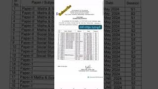 Ts Tet 2024 online exam schedule ts 2024tstet sgt sa trt [upl. by Auehsoj]