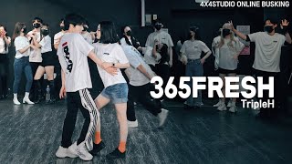 4X4 Triple H 트리플 H  365 FRESH I 안무 댄스커버 DANCE COVER 4X4 ONLINE BUSKING [upl. by Sirois411]