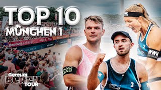 BEACHVOLLEYBALL SPEKTAKEL in MÜNCHEN 😳🥵 TOP 10 HIGHLIGHTS  German Beach Tour 5 [upl. by Ohcirej]