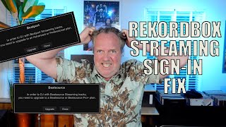 Fix for Rekordbox unable to sign into Beatport Beatsource Tidal or Soundcloud streaming services [upl. by Garnes]