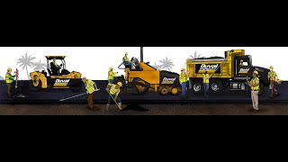 Asphalt Paving Operation Training Video  Positions and Equipment [upl. by Kernan]