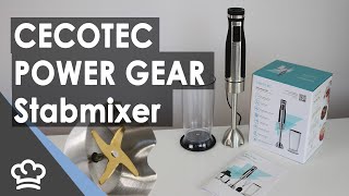 CECOTEC Power Gear Stabmixer  Stabmixer im Test  KÜCHENKOPF [upl. by Aneram]