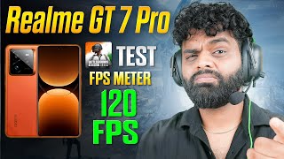 Realme GT 7 Pro BGMI 120 FPS Live Test ⚡  FPS Performance amp Gameplay 🔥 [upl. by Releehw]