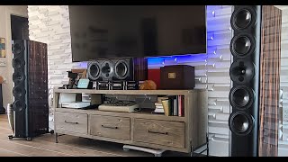 Perlisten S7t amp S5c Speakers Initial Review Rocking the AH SmartHome [upl. by Itsur419]