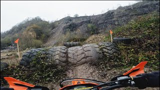 ENDURO AT THE TOUGH ONES LITTLE BROTHER NANT MAWR QUARRY  WOR EVENTS KTM EXC 250 21224 [upl. by Auqkinahs]