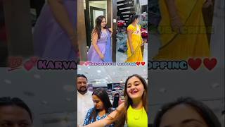 ❤️Bindass kavya Karvachouth shopping😍bindasskavya bindasskavyavideo kavyashorts song ytshorts [upl. by Oizirbaf843]