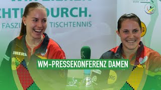 PressekonferenzDamen I Medientag WM 2023 in Durban [upl. by Petua378]