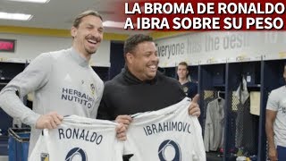 La broma de Ronaldo sobre su peso que desató las risas de Ibrahimovic  Diario AS [upl. by Ogeid]