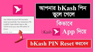 Reset your bKash PIN using the bKash App [upl. by Sherer]