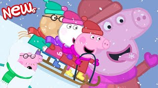 Peppa Pig Tales 🐷 Peppa and the Snow Monster 🐷 Peppa Pig Episodes [upl. by Onirefes864]