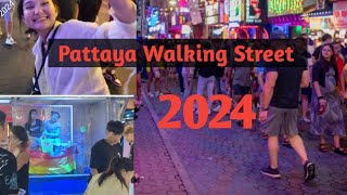 Pattaya Walking Street Thailand 2024 Nightlife 🇹🇭 4K Pattaya Soi 6 [upl. by Dearborn]