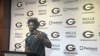 UGA LB Jalon Walker Bye Week Press Conference [upl. by Cogan]