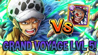 GV LVL 5 vs BUGGY at ORANGE TOWN SUPER CLASS LAW makes this GRAND VOYAGE EZ MODE OPTC  トレクル [upl. by Burris]