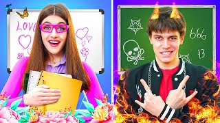 I fell in love with the teacher Good Teacher VS Bad Teacher Funny Situations at School [upl. by Tyrone766]