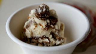 NY CHOW Report  Ample Hills Creamerys Malted Milk Ball Ice Cream [upl. by Onitsuj234]