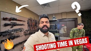 SHOOTING REAL GUNS IN LAS VEGAS🔥🔥🔥 [upl. by Adnirol]