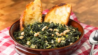 Zuppa di cavolo nero e fagioli  salutare e super facile [upl. by Alvita]