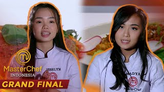 MASTERCHEF INDONESIA  Hidangan Super Cantik Nadya amp Jesselyn  GRAND FINAL [upl. by Yrdnal]