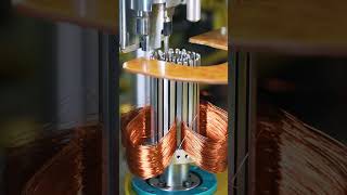 Wonderful motor winding production process😮 motor winding [upl. by Aspia]