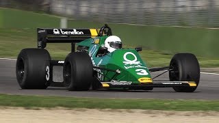 FIA Masters Historic F1 2018 Imola 15 Minutes of Pure Cosworth 30 DFV V8 Sounds [upl. by Sofia163]