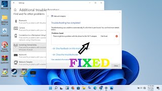 How to fix There Might be a Problem With the Driver for the WIFI Adapter fix [upl. by Zondra]