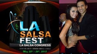 Rodrigo Cortazar amp Selene Tovar  15th LA Salsa Congress 2013  Social Dance amp Performance Feature [upl. by Mace]