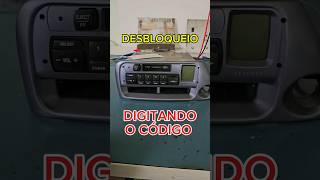 Digitando o Codigo de desbloqueio radio Ford ka fiesta f250 somautomotivo ford [upl. by Ansela]