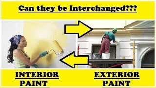 Difference between Interior Paint and Exterior Paint [upl. by Katerina]