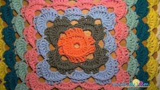 Siems Big Square Deken  Haken  Tutorial  Nederlands [upl. by Ameg]