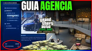 GTA5 Online  LA AGENCIA GUIA DE DINERO COMO GANAR MILLONES con LA AGENCIA DLC THE CONTRACT GTA [upl. by Ybor]