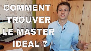 Comment trouver son master  Comment choisir le master idéal [upl. by Cardwell153]