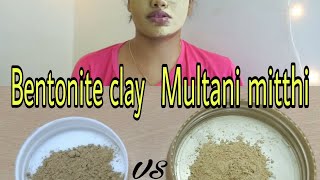 Bentonite clay and multani mitthi FullersEarth difference beautyadda 2017 [upl. by Aicilec]