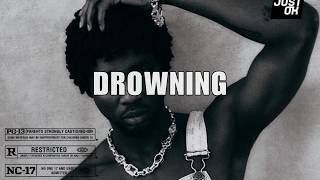 OmahLay x Victony x rema Type beat 2024  DROWNING [upl. by Yllus4]