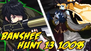 BANSHEE 100 HUNT 13 ONE SHOT TEAM NEVER FAIL  Epic Seven [upl. by Iadahs]