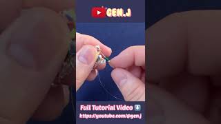 Cristal bicone earrings tutorial⬆️ jiu tutorial diy earrings jewellery handmade shorts craft [upl. by Sears]