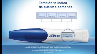 Aprenda a usar la prueba de embarazo Clearblue con indicador de concepción [upl. by Nakhsa]