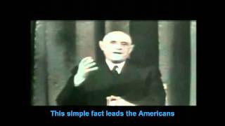 De Gaulle sees the PROBLEM US dollar as world currency 1965 Eng Captions [upl. by Alex]