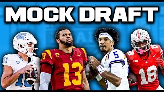 2024 NFL Mock Draft Post Free Agency WITH TRADES [upl. by Rosy507]