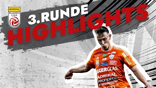 ADMIRAL Bundesliga 202324 Highlights 3 Runde  Hartberg setzt Rapid eine Heimniederlage zu [upl. by Bernetta]