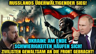 UKRAINEKRIEG Russland kontrolliert Selidove Ukrainische Bürger an die Front entführt [upl. by Verlie528]