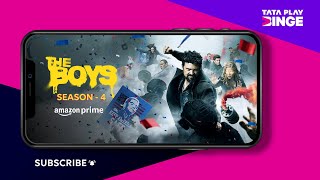 Tata Play Binge  Watch quotThe Boys S4quot only on Amazon Prime Video  Ft Karl Urban Antony Starr [upl. by Ezekiel]